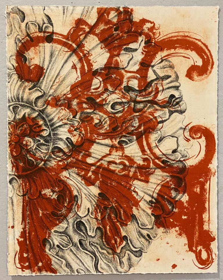 Corrosion # 2 - Waterless Lithograph, Etching