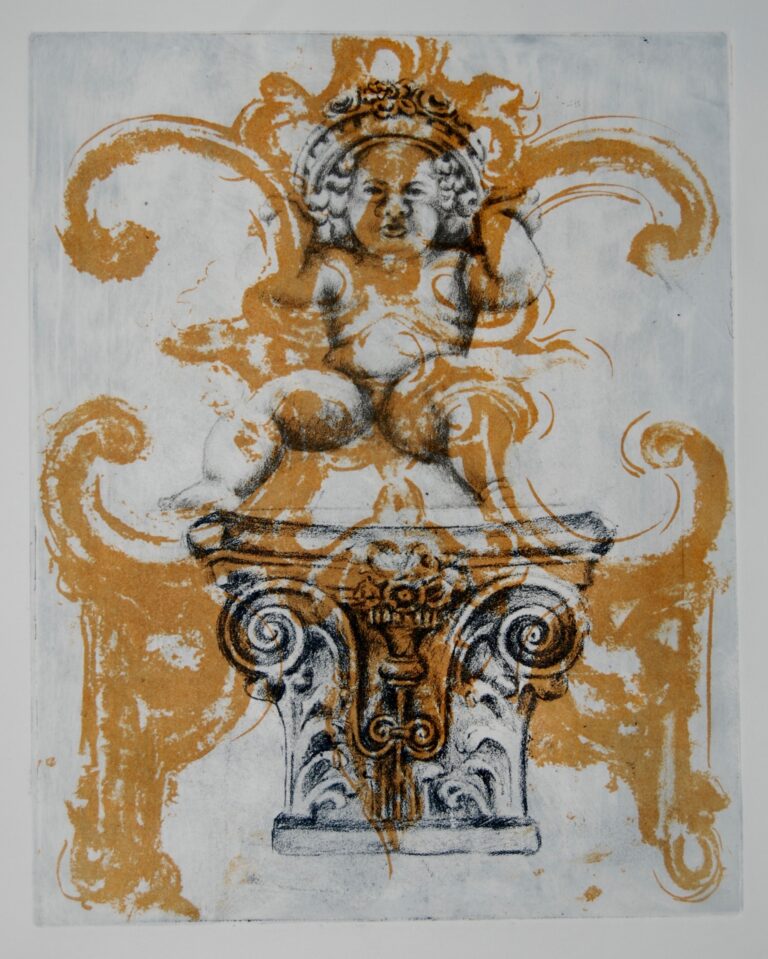 Redemption #2 - Etching, Lithograph