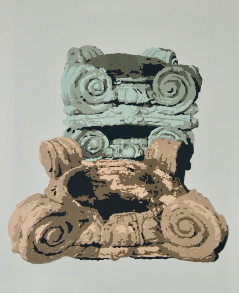 Crumbling - Silkscreen 7 layer Silkscreen