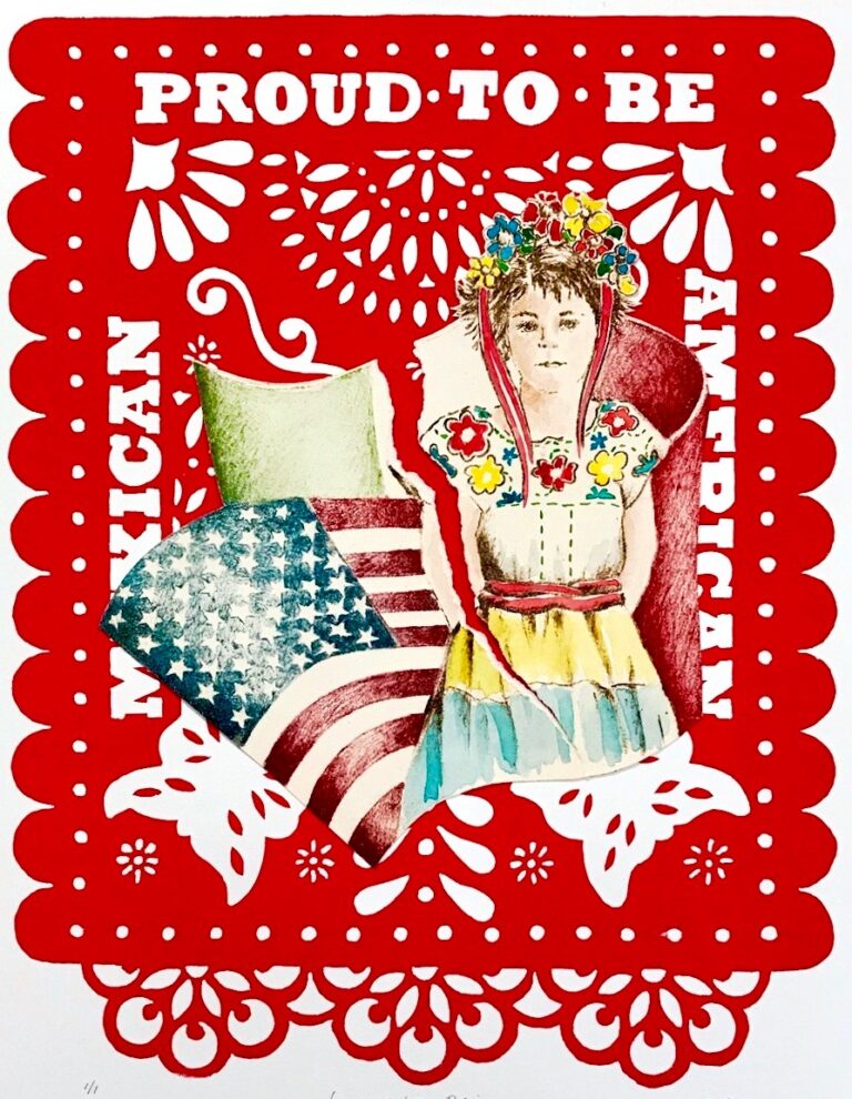 Immigration Policy - Etching, Watercolor, Silkscreen