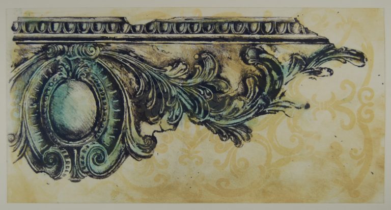 Wither - Waterless lithograph, Etching