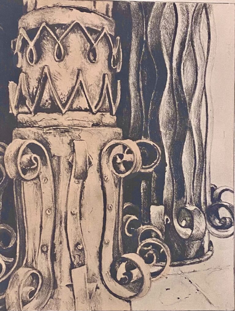 Barcelona Flare - Waterless Lithograph, Silkscreen